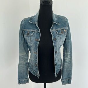 Kids Abercrombie & Fitch Distressed Jean Jacket